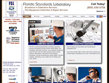 Tablet Screenshot of floridastandardslab.com